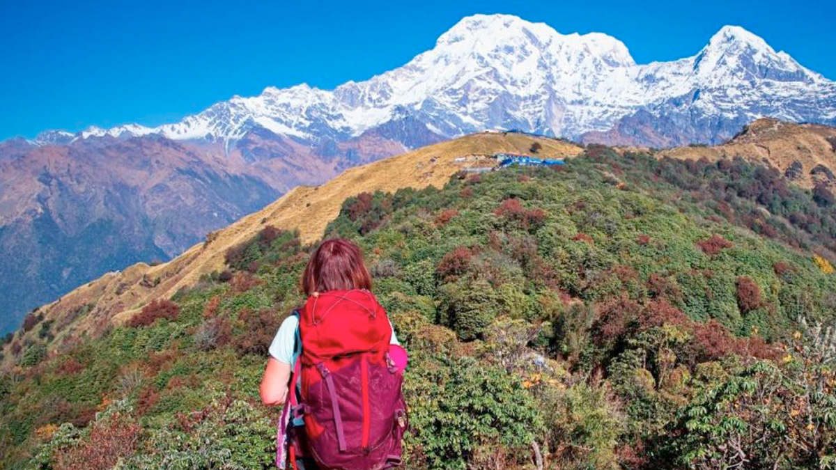 female solo Trek in Everest