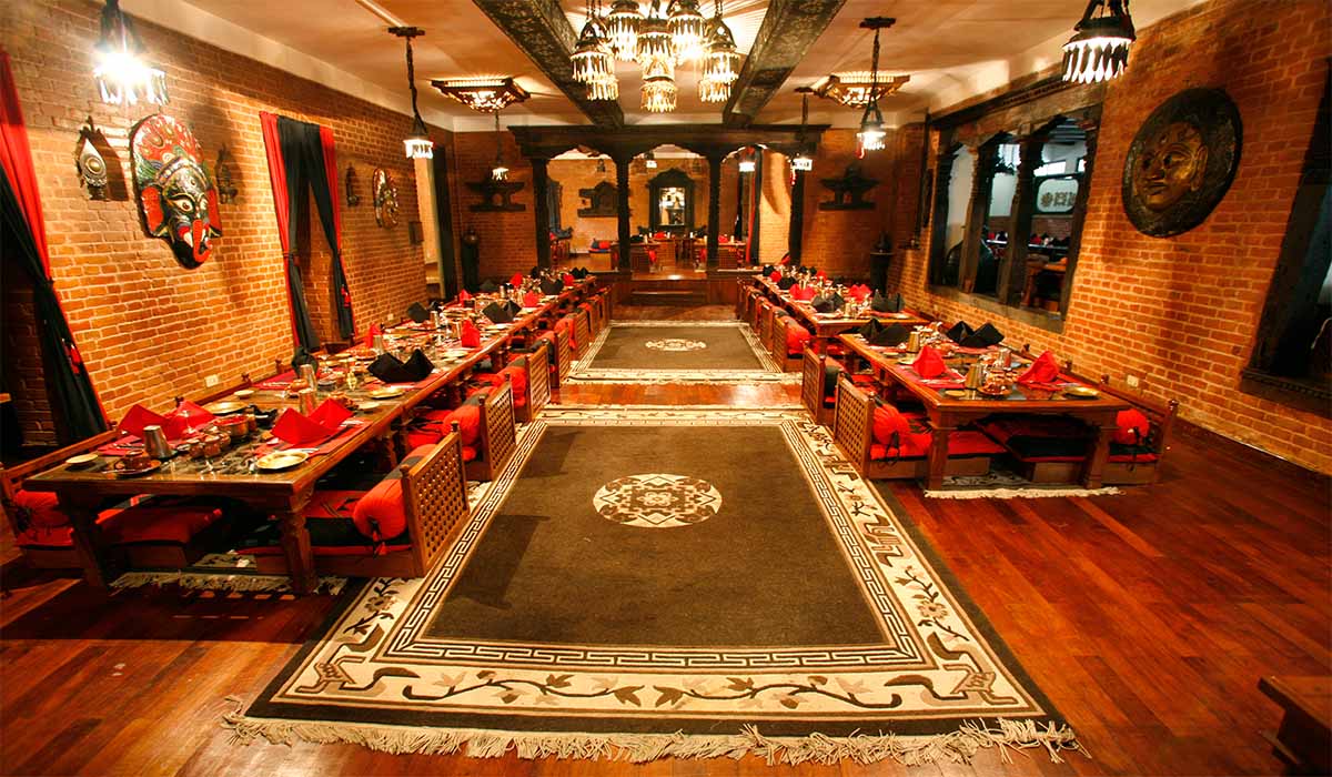 hotel dwarika interior view